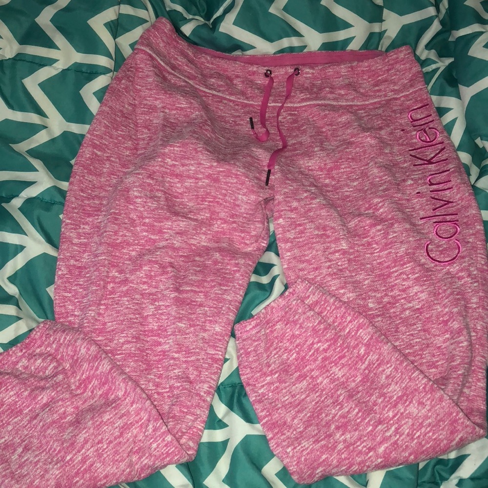 Pink Calvin Klein Sweatpants
